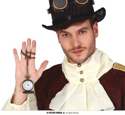 OROLOGIO DA TASCHINO CON CATENA STEAMPUNK