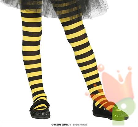 COLLANT GIALLI STRISCE BAMBINA