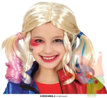 PARRUCCA HARLEY QUINN BAMBINA