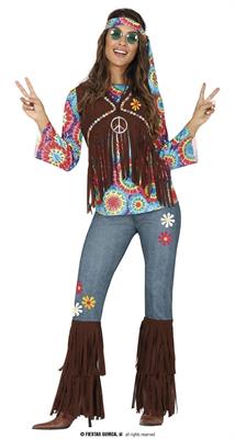 COSTUME HIPPIE ADULTA TG. 36-38 S