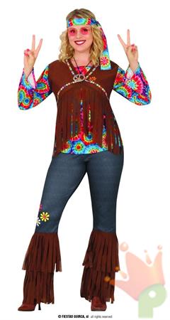 COSTUME HIPPIE ADULTA TG. 44-46 XL