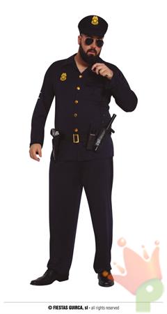 COSTUME POLIZIOTTO ADULTO TG.54-56 XL