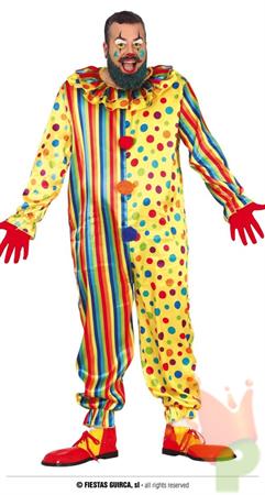 COSTUME PAGLIACCIO ADULTO TG. 54-56 XL