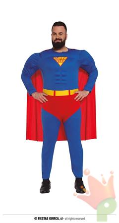 COSTUME SUPER EROE SUPERMAN ADULTO TG.XL