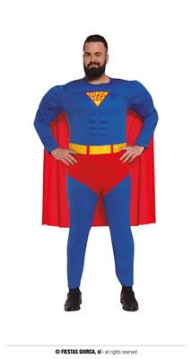 COSTUME SUPER EROE SUPERMAN ADULTO TG.XL