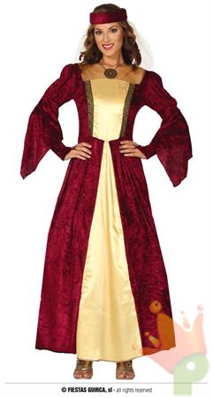 COSTUME DAMA MEDIEVALE ADULTA TG.38-40 M