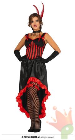 COSTUME CAN CAN ADULTA TG. 42-44 L