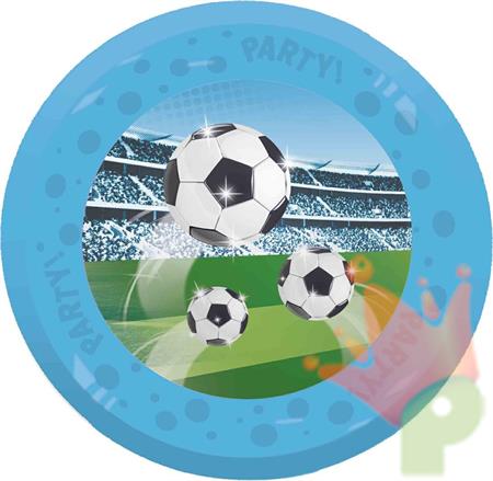 PIATTO IN PLASTICA SOCCER FANS 21 CM