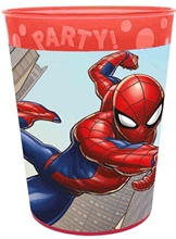 BICCHIERE IN PLASTICA SPIDERMAN CRIME 250 ML
