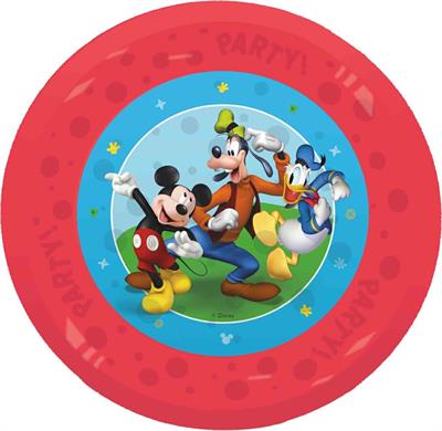 PIATTI IN PLASTICA TOPOLINO 4 PZ 21 CM