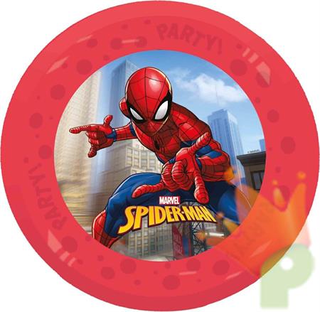 PIATTI IN PLASTICA SPIDERMAN 21 CM 4 PZ