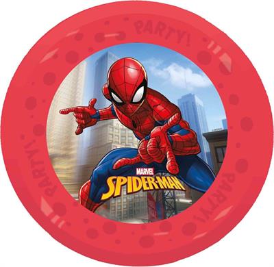 PIATTI IN PLASTICA SPIDERMAN 21 CM 4 PZ