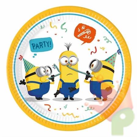 PIATTI MINIONS RISE OF GRU 23 CM 8 PZ