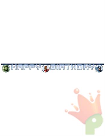 FESTONE HAPPY BIRTHDAY AVENGERS INFINITY 2 MT