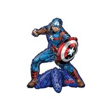 PALLONCINO CAPITAN AMERICA AVENGERS CON BASE 55X66 CM