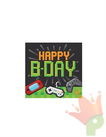 TOVAGLIOLI GAMING PARTY 25X25 CM 16 PZ