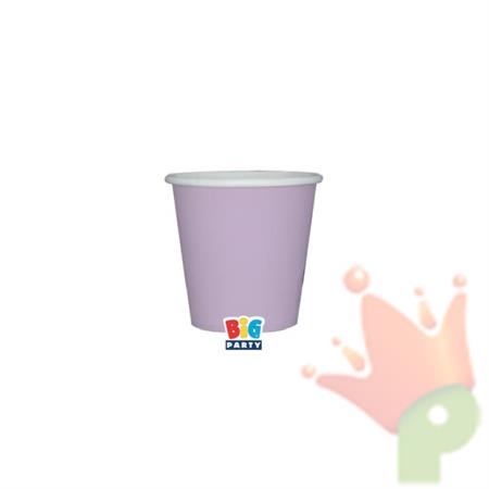 BICCHIERI 80CC ECOLOR LILLA 25 PZ