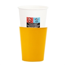 BICCHIERI IN CARTA COVER GIALLO 250 CC 8 PZ