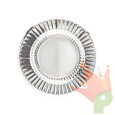 PIATTI IN CARTA ARGENTO 8 PZ 21 CM