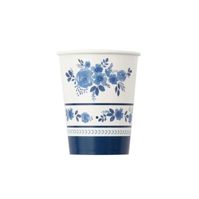 BICCHIERI IN CARTA BLUE ROYAL 8 PZ 250 CC