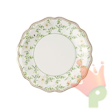 PIATTI IN CARTA CAMELIA 8 PZ 21 CM