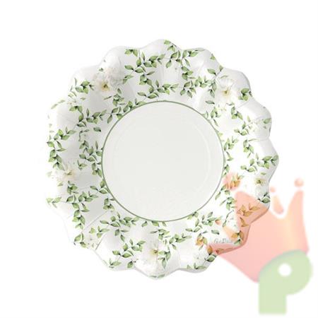 PIATTI IN CARTA CAMELIA 8 PZ 24 CM