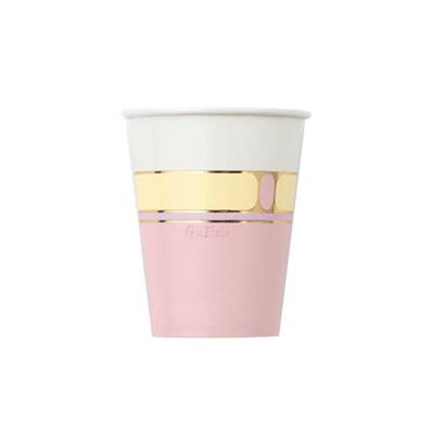 BICCHIERI IN CARTA VANITY PINK 8 PZ 250 CC