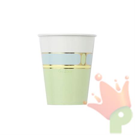 BICCHIERI IN CARTA VANITY SALVIA 8 PZ 250 CC