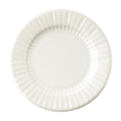 PIATTI IN CARTA ELEGANCE PERLA 8 PZ 27 CM