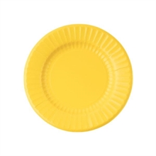 PIATTI GIALLI IN CARTA 8 PZ 21 CM