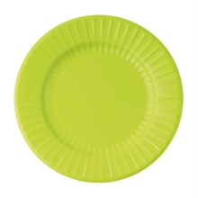 PIATTI VERDE LIME IN CARTA 8 PZ 27 CM