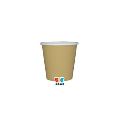 BICCHIERI 80CC ECOLOR ORO 25 PZ