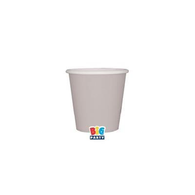 BICCHIERI 80CC ECOLOR ARGENTO 25 PZ
