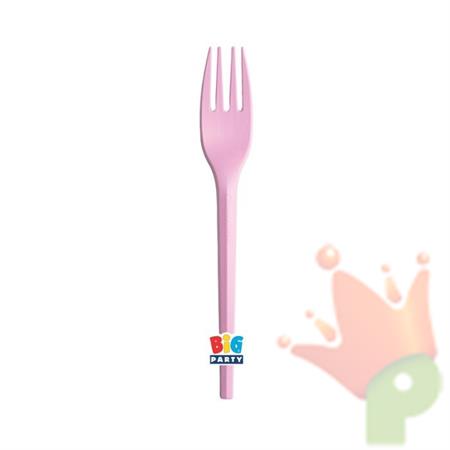 FORCHETTE ECOLOR ROSA 20 PZ 16 CM
