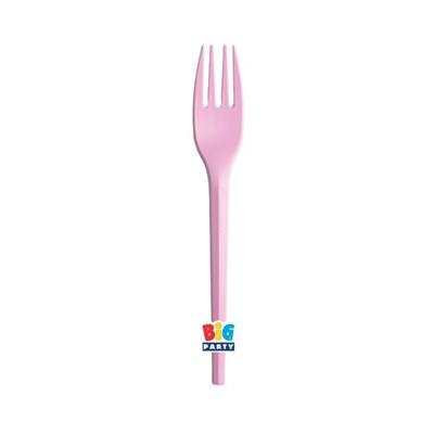 FORCHETTE ECOLOR ROSA 20 PZ 16 CM
