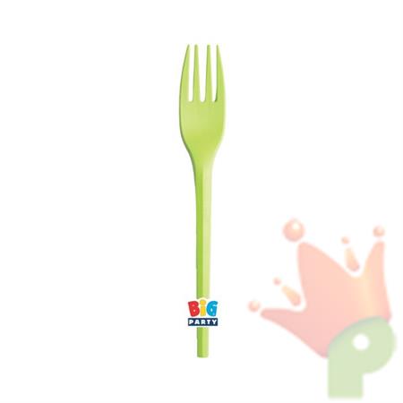 FORCHETTE ECOLOR VERDE MELA 20 PZ 16 CM