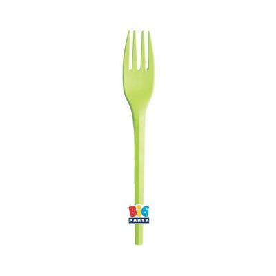 FORCHETTE ECOLOR VERDE MELA 20 PZ 16 CM