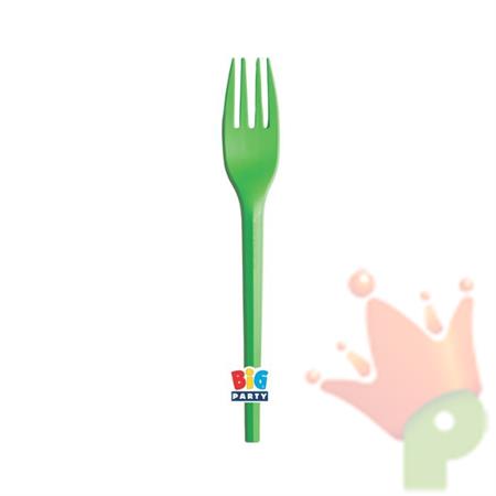 FORCHETTE ECOLOR VERDE 20 PZ 16 CM