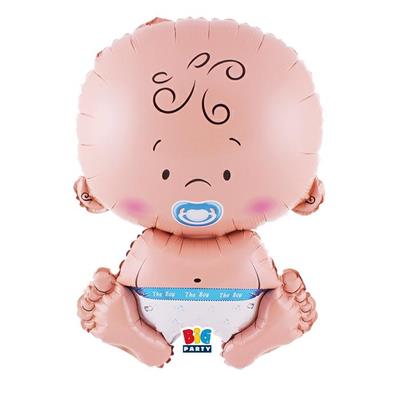 PALLONCINO MYLAR NASCITA BABY BOY 43X82 CM