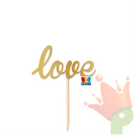 MINI CAKE TOPPER LOVE