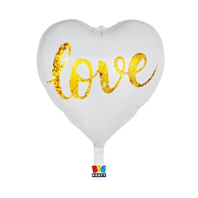 PALLONCINO CUORE SWEET LOVE GOLD 45 CM