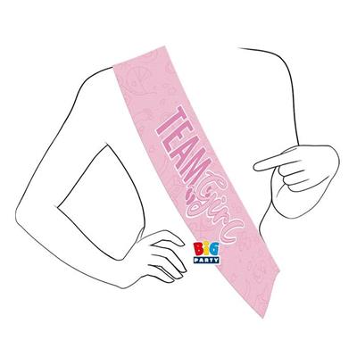 FASCIA PREMIO GENDER REVEAL TEAM GIRL