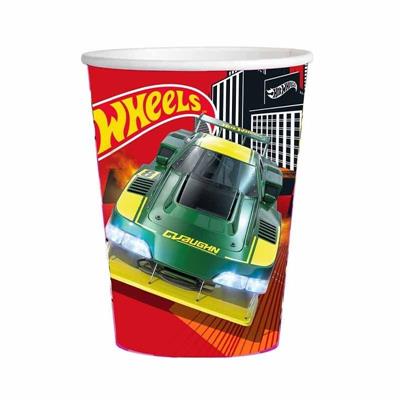BICCHIERI IN CARTA HOT WHEELS 8 PZ 250 CC