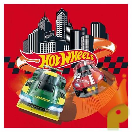 TOVAGLIOLI HOT WHEELS 20 PZ 33X33 CM