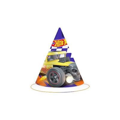 CAPPELLINI IN CARTA HOT WHEELS 6 PZ 11X16 CM