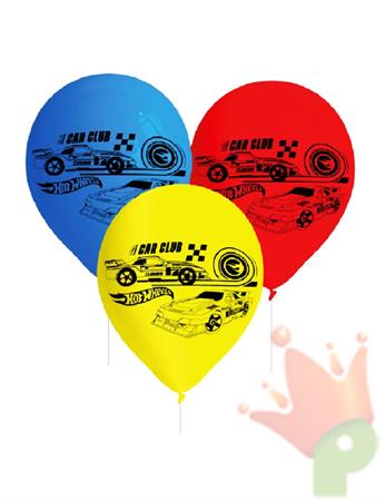 PALLONCINI LATTICE HOT WHEELS 8 PZ 10 26 CM