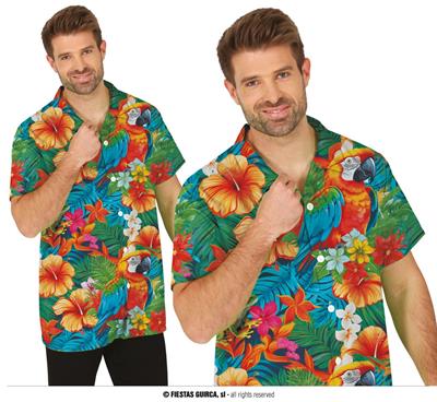 CAMICIA A FIORI ADULTO TAGLIA 52/54
