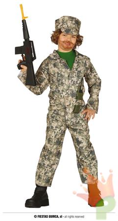 COSTUME MILITARE BAMBINI TG.5-6 ANNI