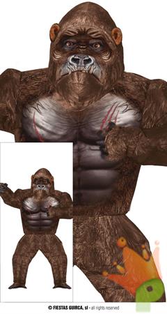 COSTUME BIG KONG GONFIABILE ADULTO TG.UNICA