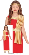 COSTUME ROMANA BAMBINA TG.7-9 ANNI